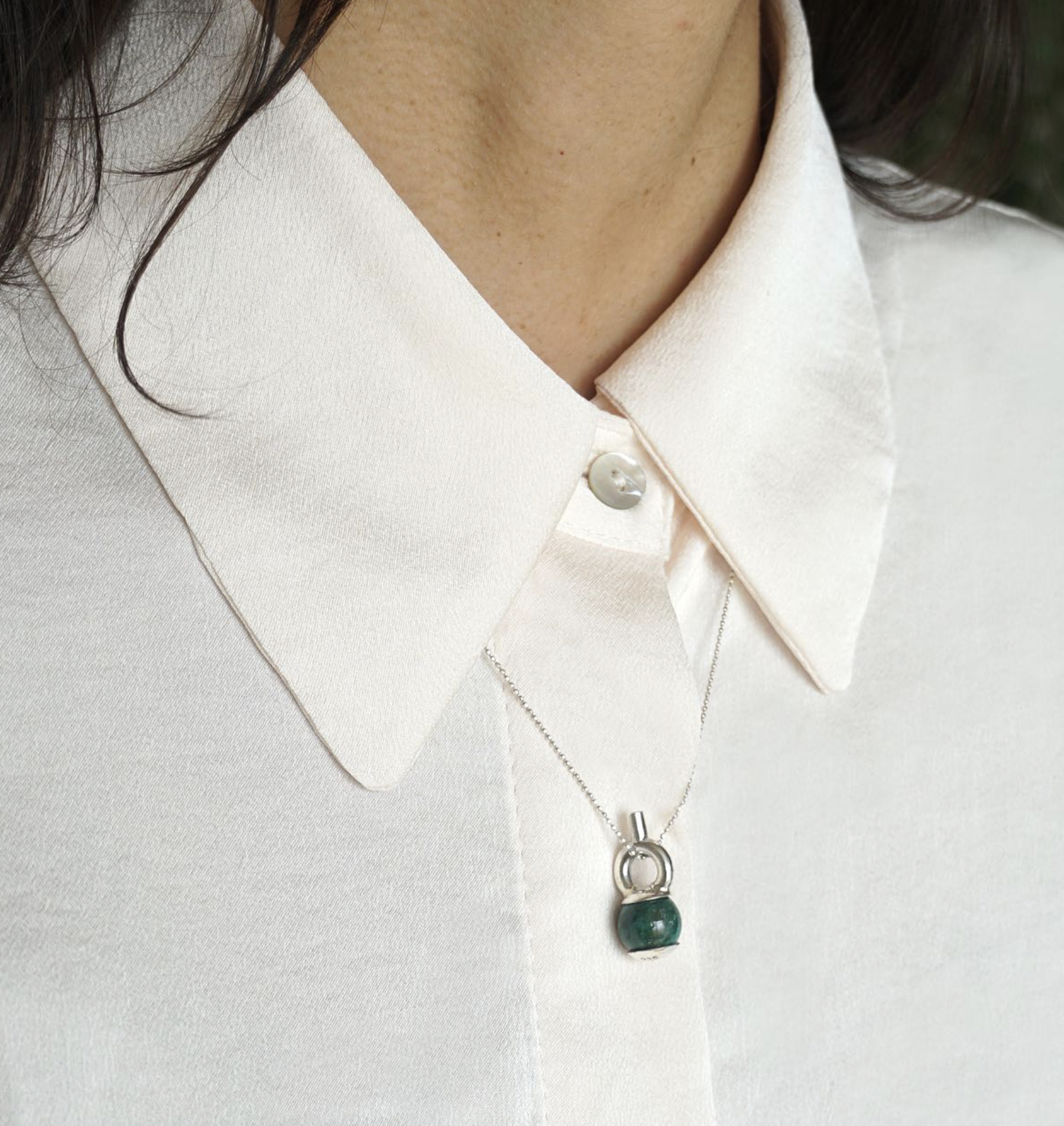 Collar Cocha Crisocola - Imagen 2